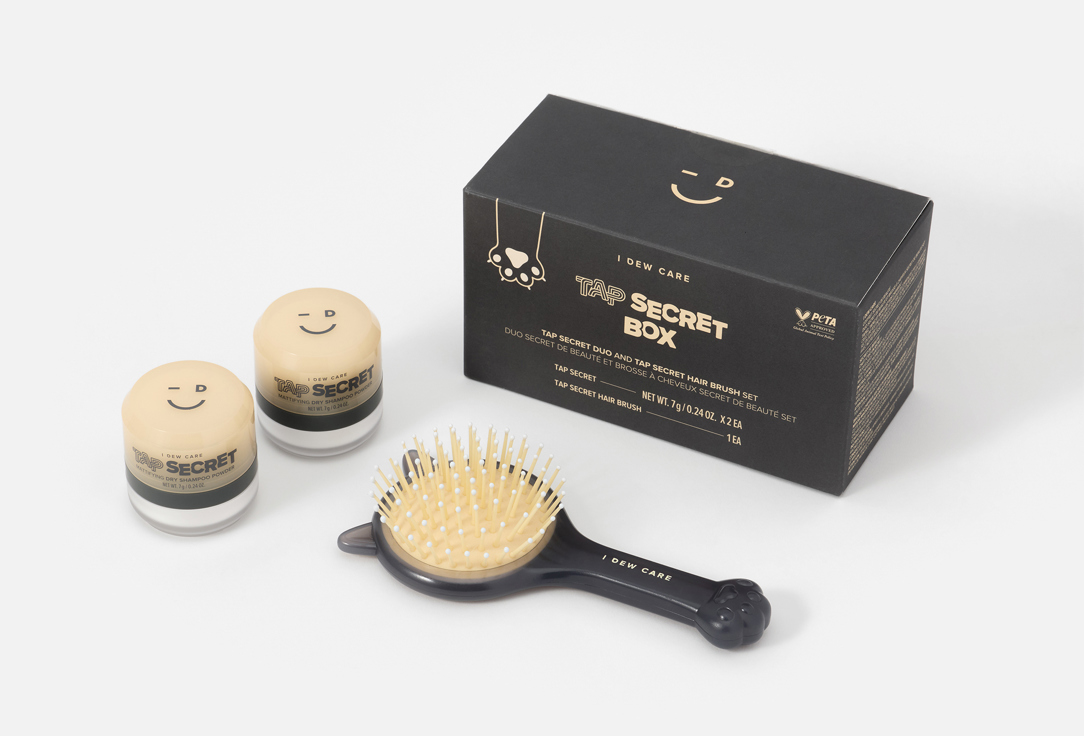 I DEW CARE Dry shampoo Power & Hair Brush Set TAP SECRET BOX