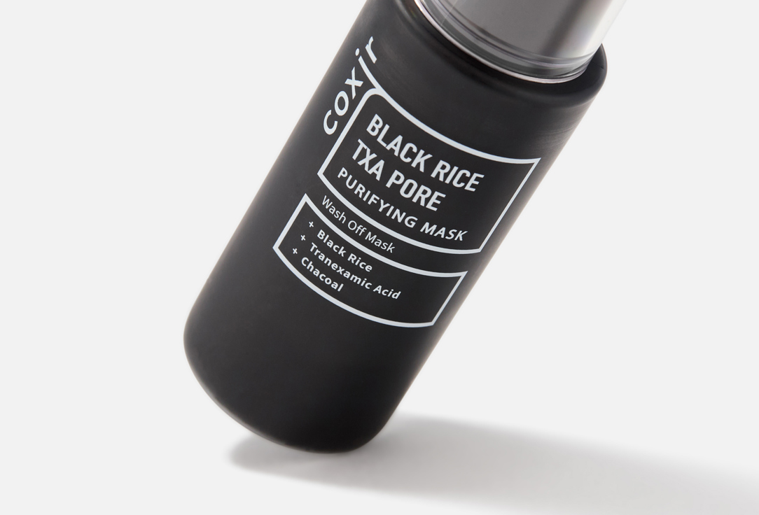 COXIR Purifying Face Mask Black Rice TXA 50 ml COXIR Purifying Face Mask Black Rice TXA