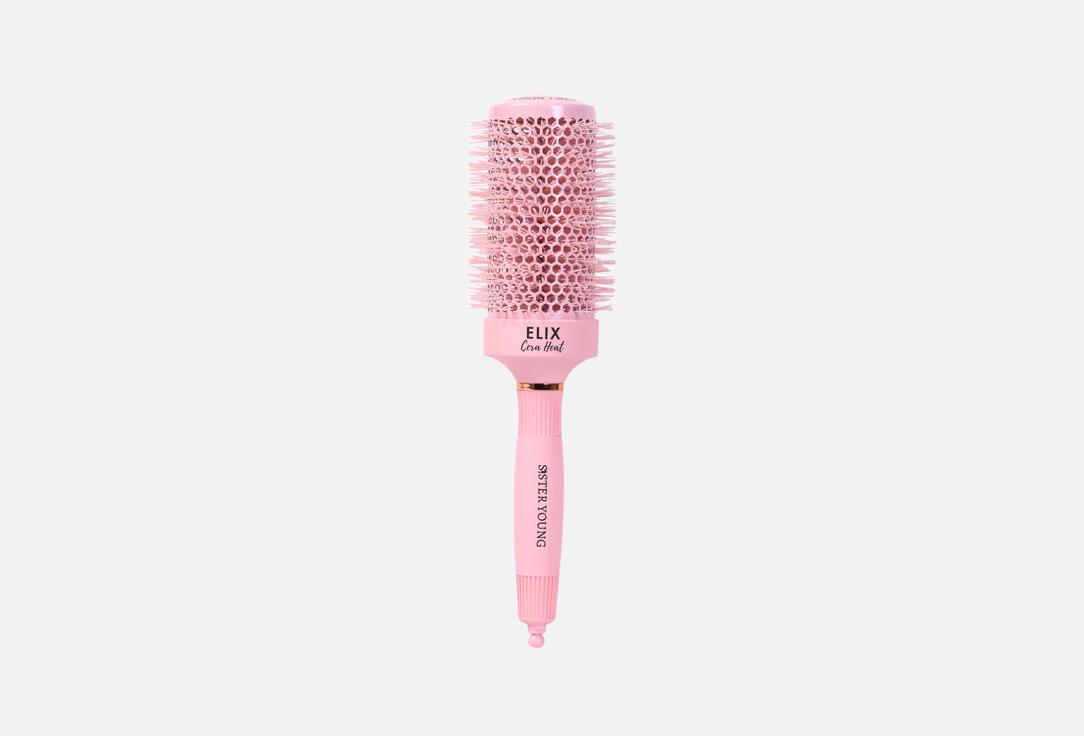 Sister Young Round Hair Styling Brush Elix Cera Heat 53 mm Pink Sister Young Round Hair Styling Brush Elix Cera Heat 53 mm