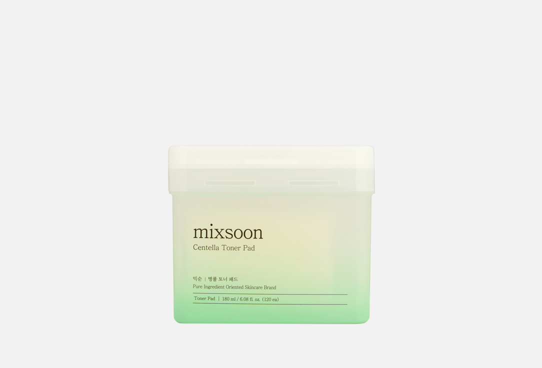 Mixsoon calming and hydrating Face Toner Pads Centella Toner Pad 60 pcs Mixsoon calming and hydrating Face Toner Pads Centella Toner Pad