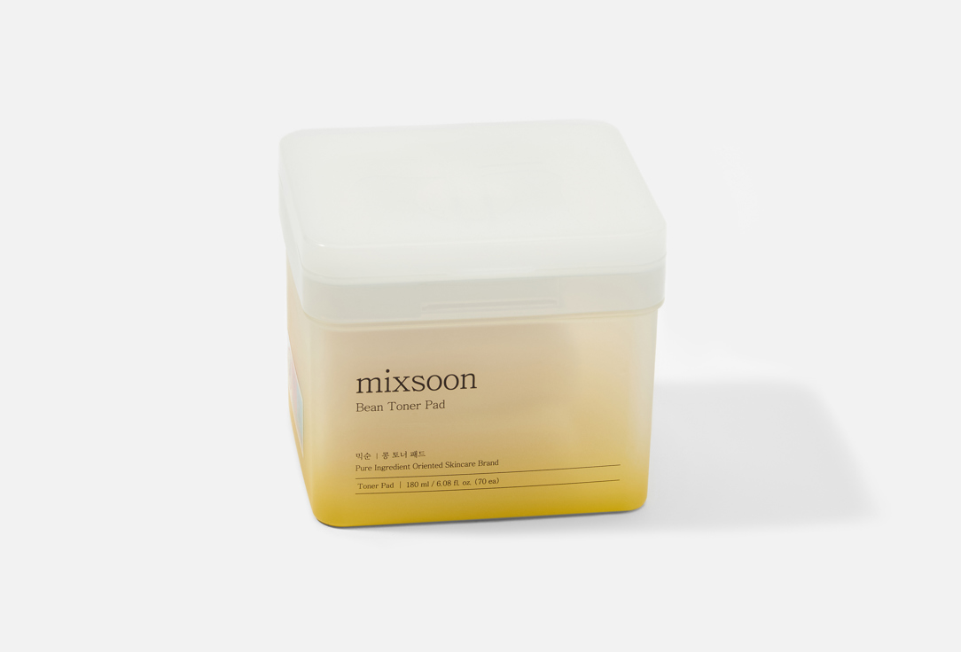 Mixsoon Face Toner Pads Bean Toner Pad 60 pcs Mixsoon Face Toner Pads Bean Toner Pad