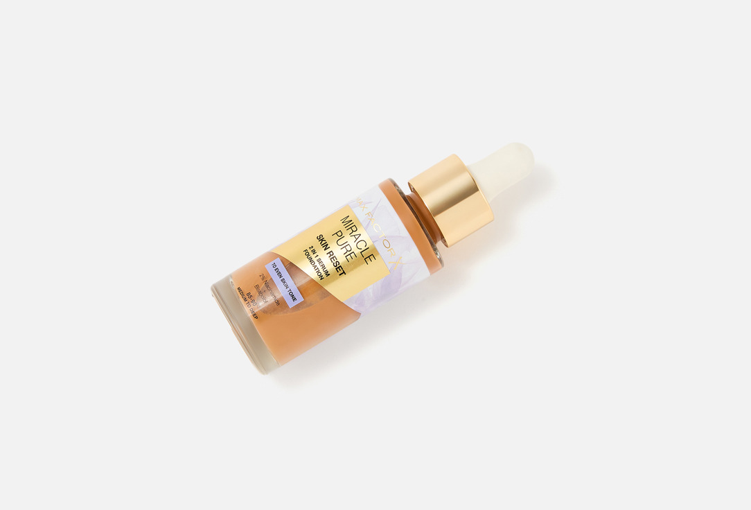 Max Factor 2-in-1 Serum foundation Miracle Pure 006, Med to deep 30 ml Max Factor 2-in-1 Serum foundation Miracle Pure