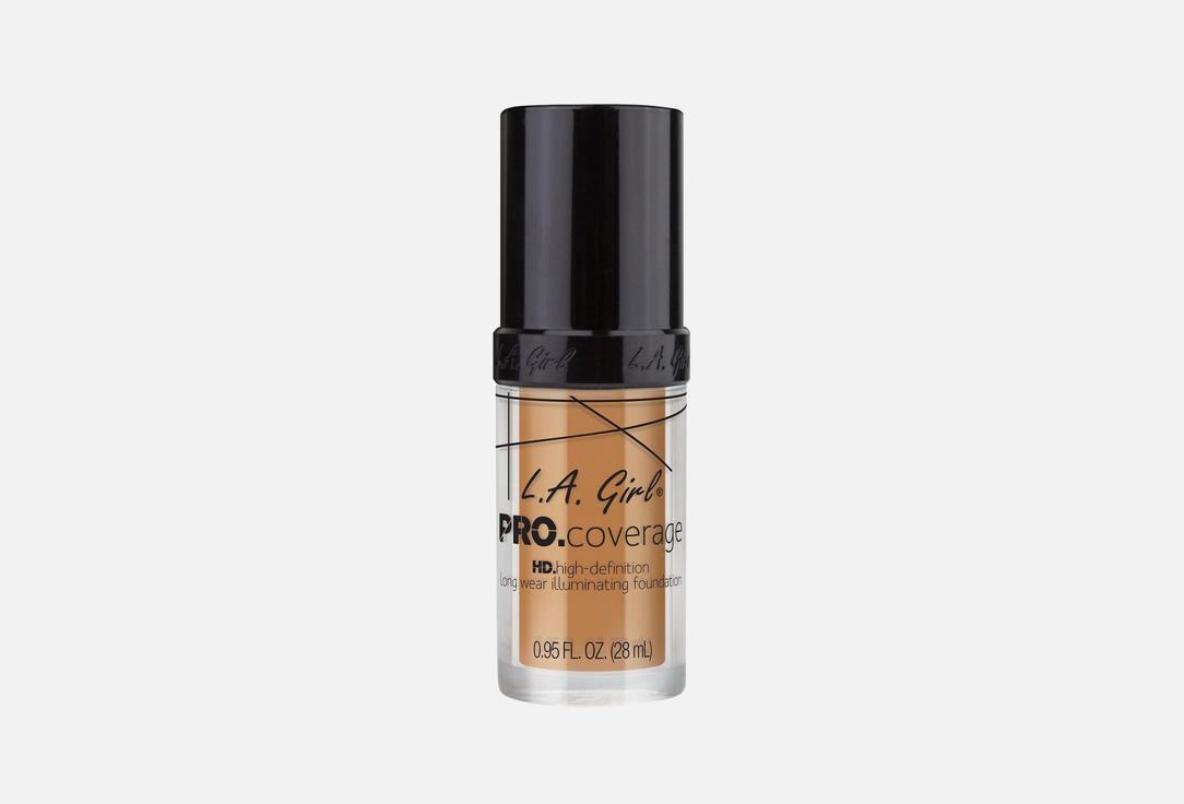 L.A. Girl Illuminating Liquid Foundation PRO.Coverage Nude beige 28 ml L.A. Girl Illuminating Liquid Foundation PRO.Coverage