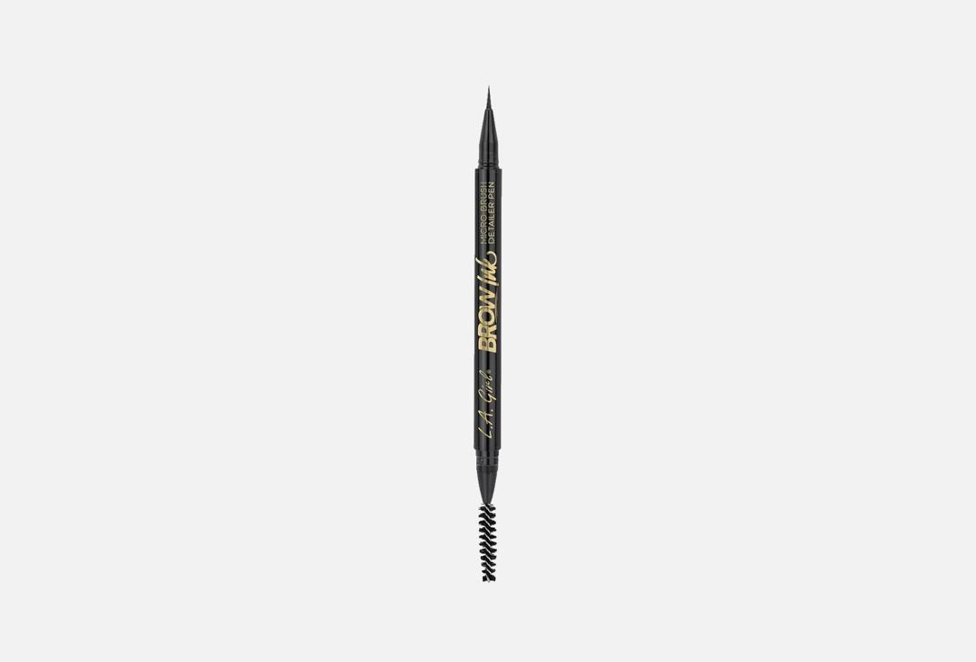 L.A. Girl Matte Micro-fine Brow Pen Brow Ink Soft brown 0.45 g L.A. Girl Matte Micro-fine Brow Pen Brow Ink