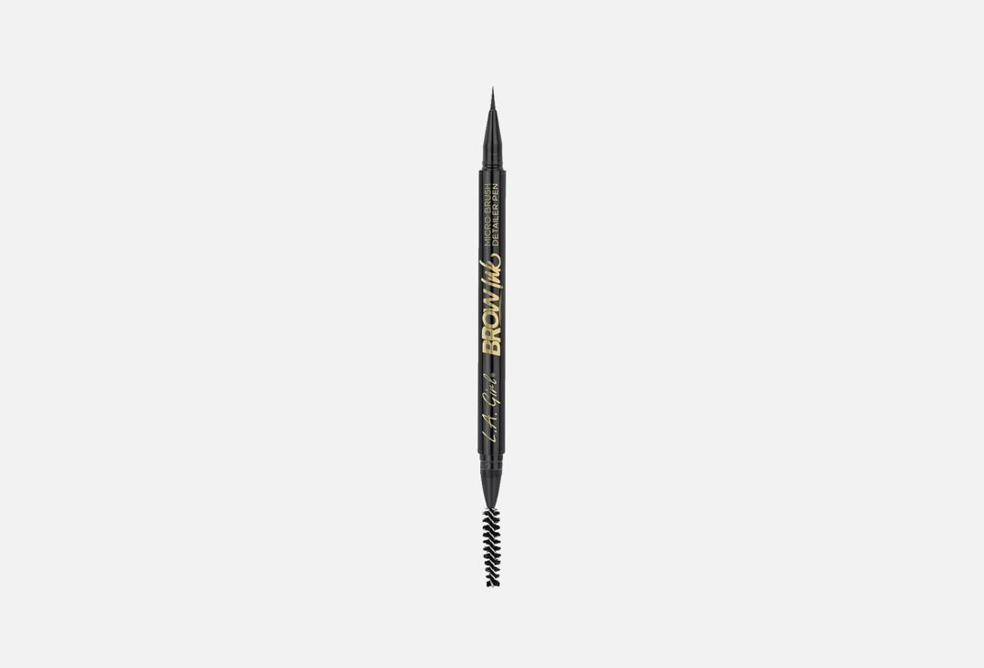 L.A. Girl Matte Micro-fine Brow Pen Brow Ink Dark brown 0.45 g L.A. Girl Matte Micro-fine Brow Pen Brow Ink