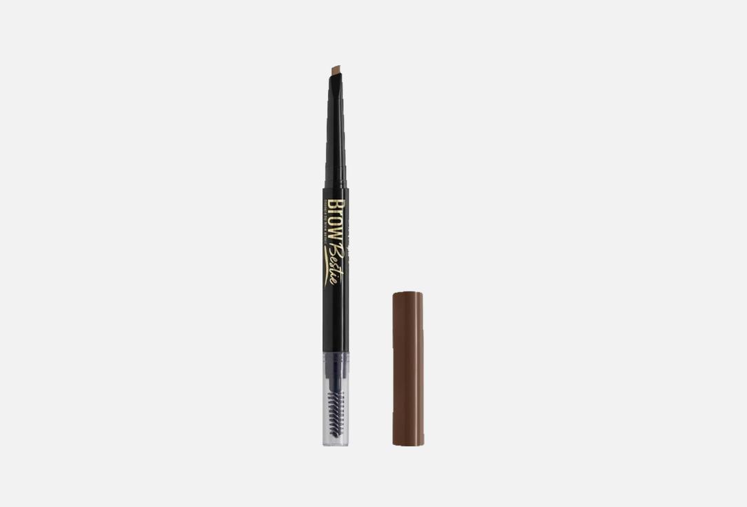 L.A. Girl Retractable Brow Pencil with Spoolie Brow Bestie Warm auburn 0.25 g L.A. Girl Retractable Brow Pencil with Spoolie Brow Bestie