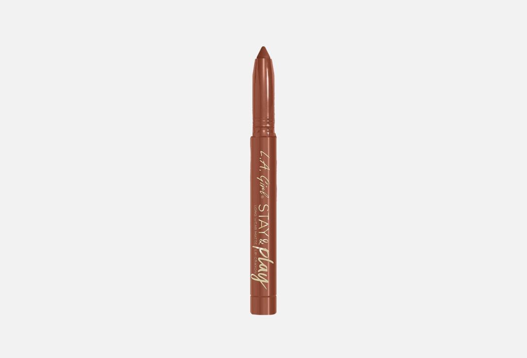 L.A. Girl Matte Lip Crayon Stay & Play Stay with me 1.4 g L.A. Girl Matte Lip Crayon Stay & Play