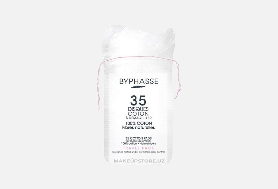 BYPHASSE Pads For Make-Up Removal 100% Cotton