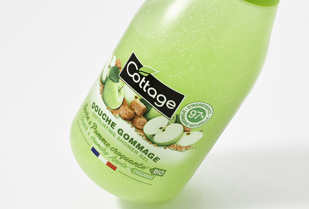 Cottage Exfoliating Shower Gel Sugar & Cruchy apple