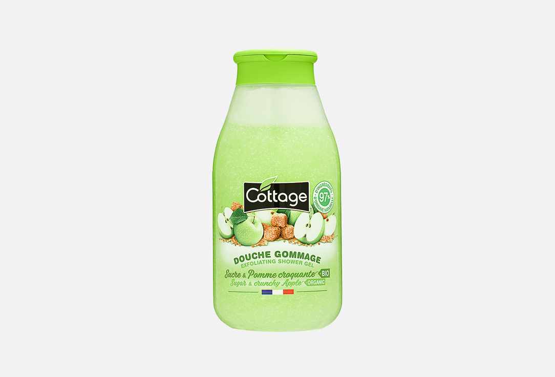 Cottage Exfoliating Shower Gel Sugar & Cruchy apple