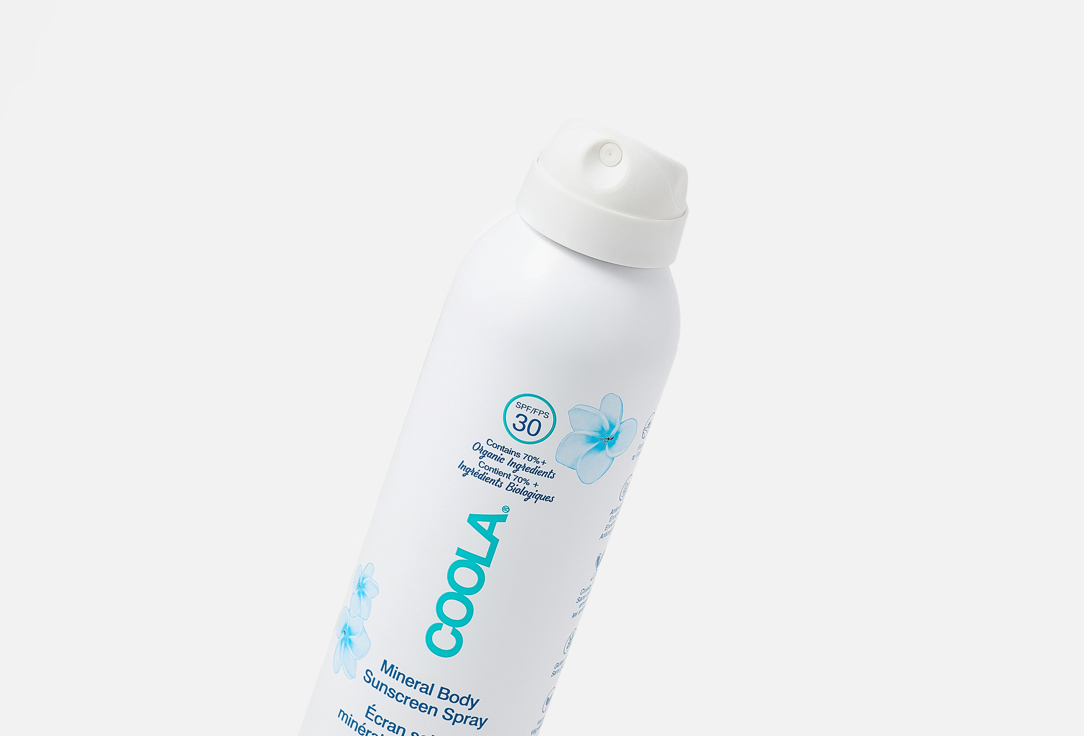 COOLA Sunscreen Body Spray SPF30 Zics Oxide Sunscreen Spray