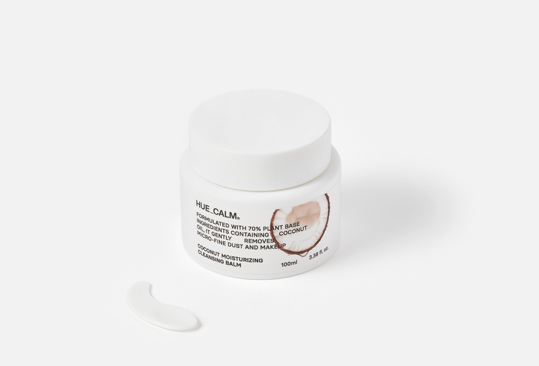 HUECALM Face Cleansing Balm Coconut moisturizing 100 ml HUECALM Face Cleansing Balm Coconut moisturizing