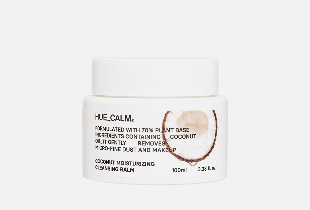 HUECALM Face Cleansing Balm Coconut moisturizing 100 ml HUECALM Face Cleansing Balm Coconut moisturizing