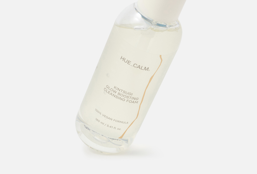 HUECALM Face cleansing foam Kintsugi glow boosting 160 ml HUECALM Face cleansing foam Kintsugi glow boosting