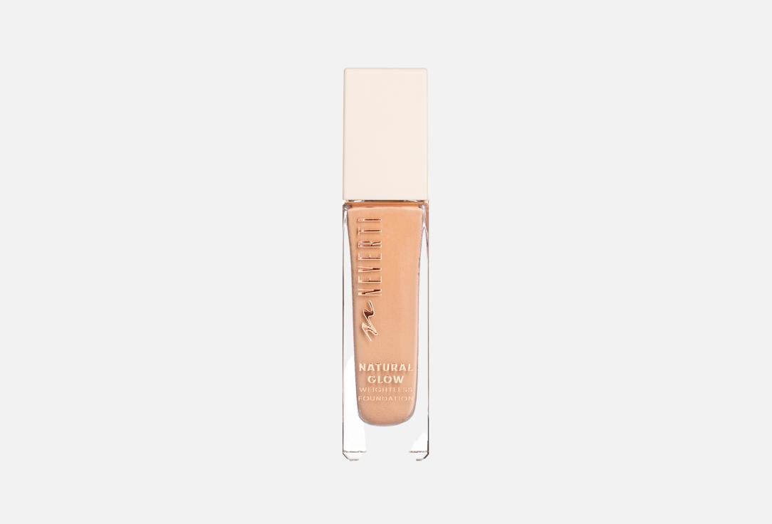 Neverti Moisturizing foundation NATURAL GLOW 008, Hazelnut 32 ml Neverti Moisturizing foundation NATURAL GLOW