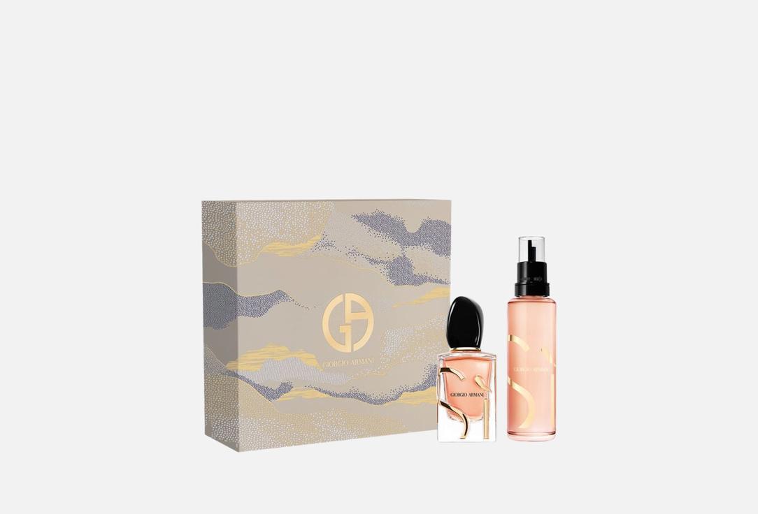 Armani Eau de parfum & Refill Set Sì Intense 2 pcs Armani Eau de parfum & Refill Set Sì Intense