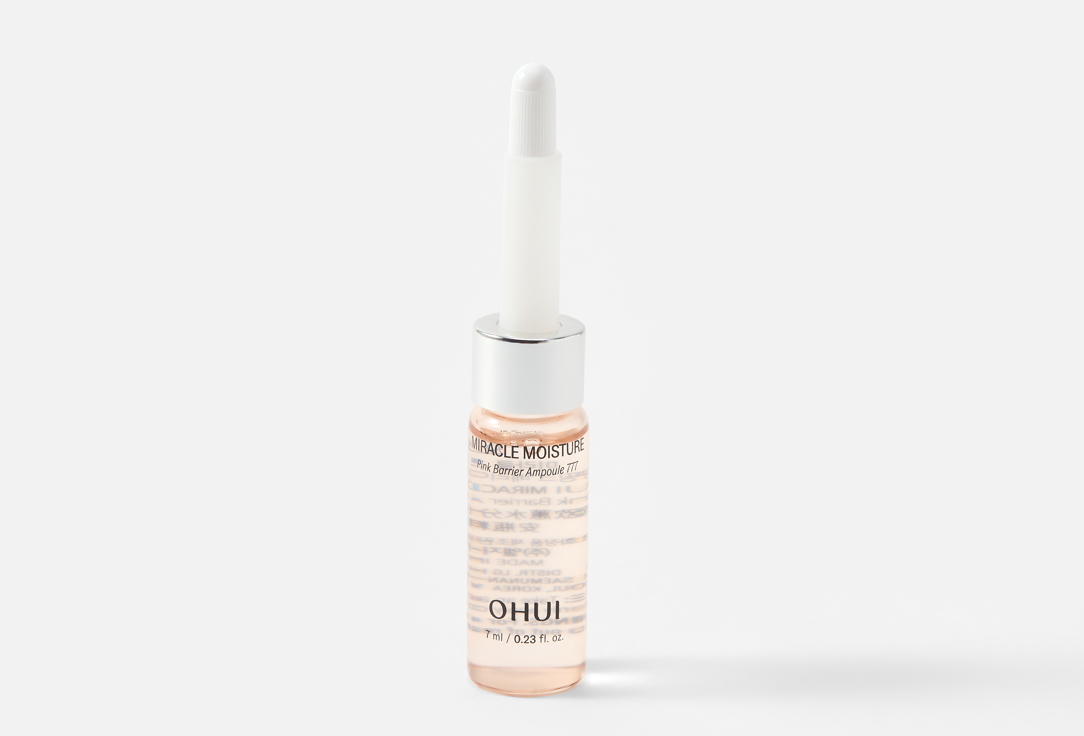 OHUI Moisturizing face Ampoules Miracle moisture pink barrier ampoule 777 7 pcs OHUI Moisturizing face Ampoules Miracle moisture pink barrier ampoule 777