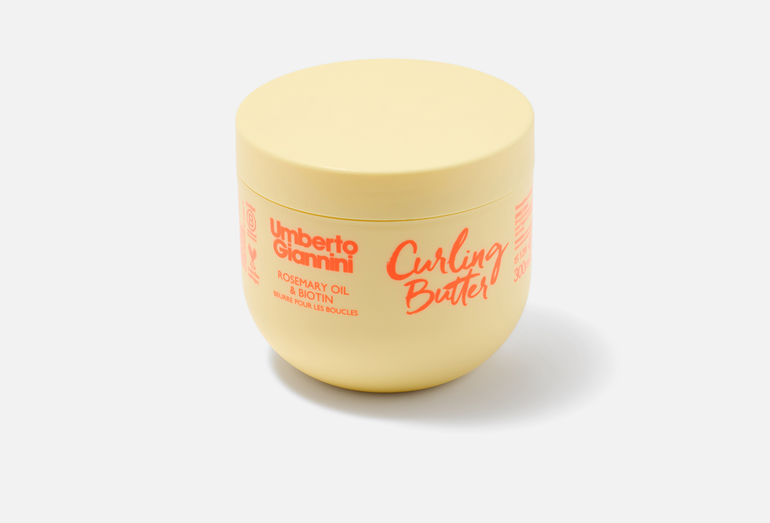 Umberto Giannini Nourishing Hair Styling Butter Strong Curls Rosemary Oil & Biotin