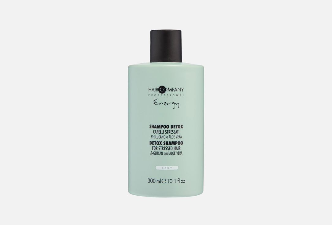 Hair Company Professional Soothing & Hydrating Shampoo ENERGY Detox shampoo 300 ml Hair Company Professional Soothing & Hydrating Shampoo ENERGY Detox shampoo