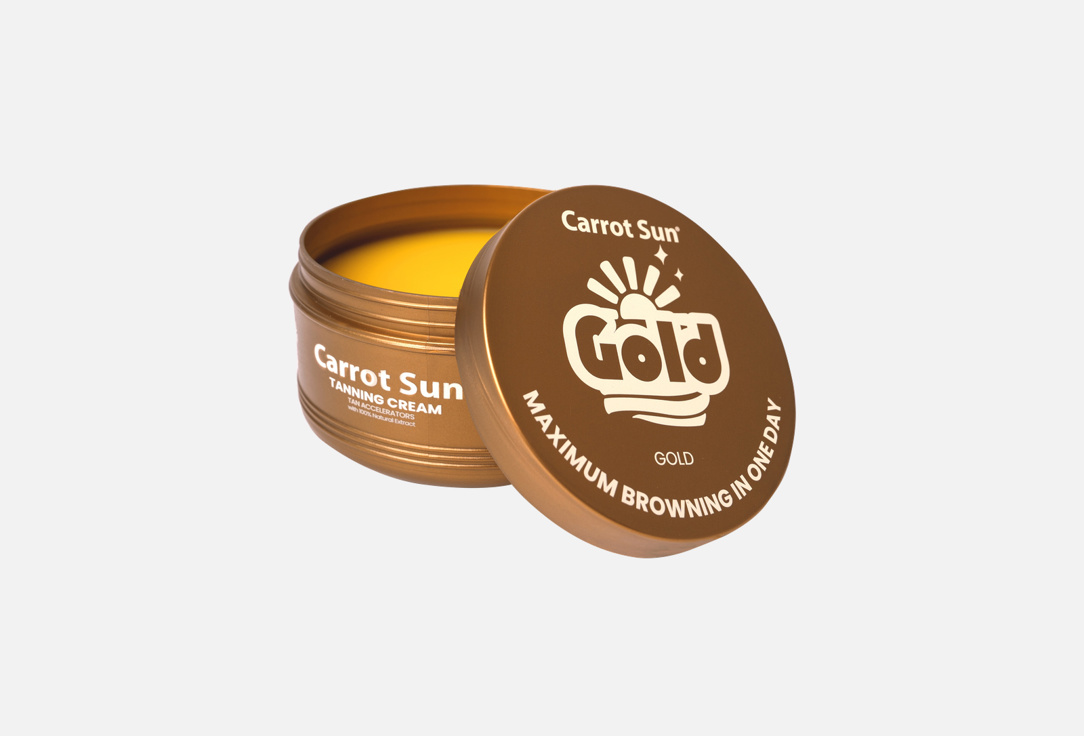 Carrot Sun Tan Accelerating Body Cream Gold