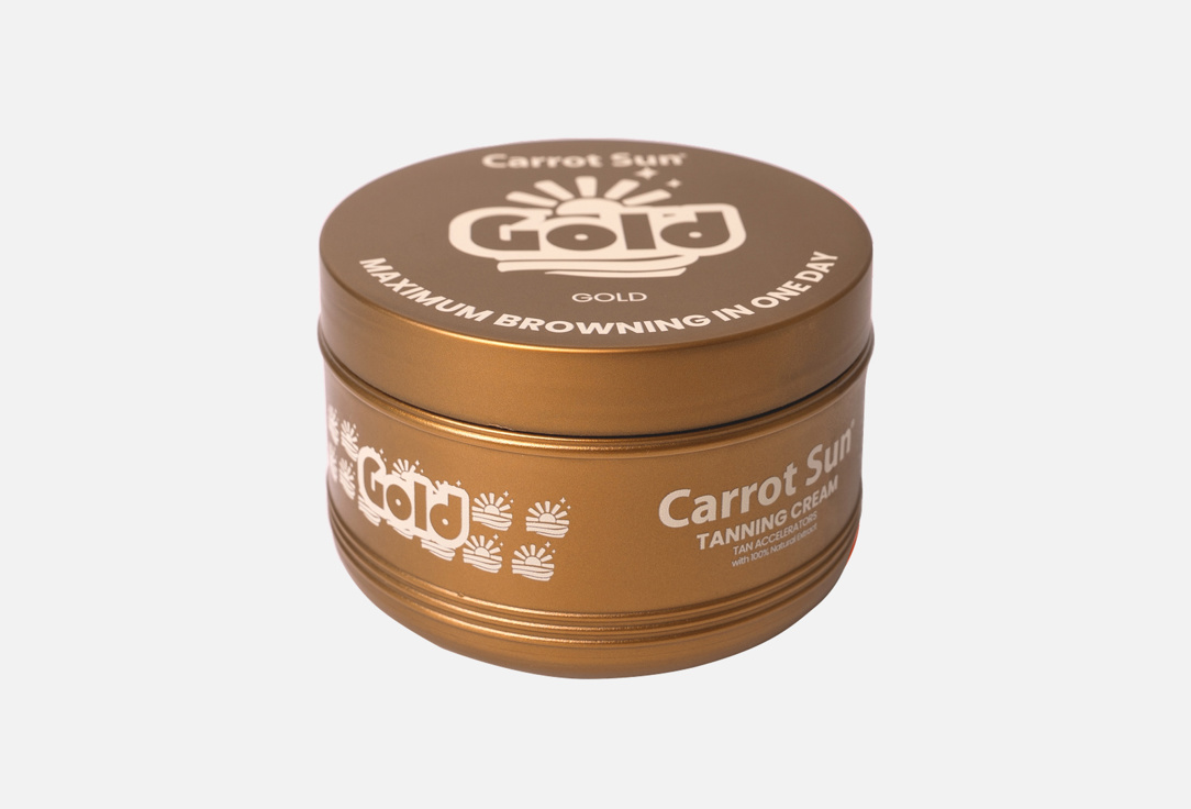 Carrot Sun Tan Accelerating Body Cream Gold