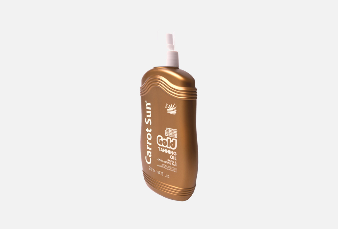 Carrot Sun Tan Accelerating Body Oil Gold