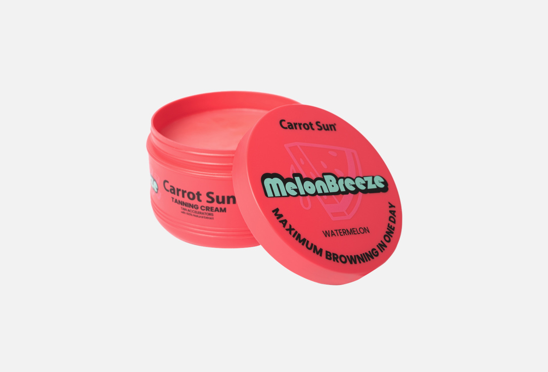 Carrot Sun Tan Accelerating Body Cream Melon Breeze