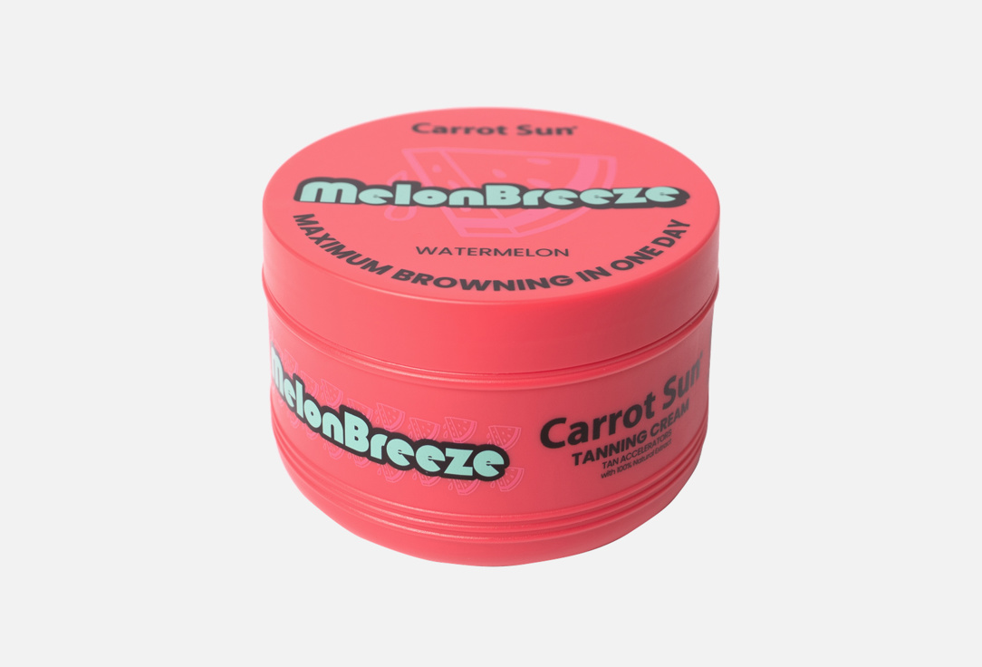 Carrot Sun Tan Accelerating Body Cream Melon Breeze