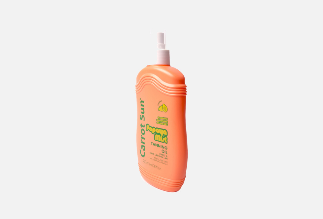 Carrot Sun Tan Accelerating Body Oil Papaya Mist