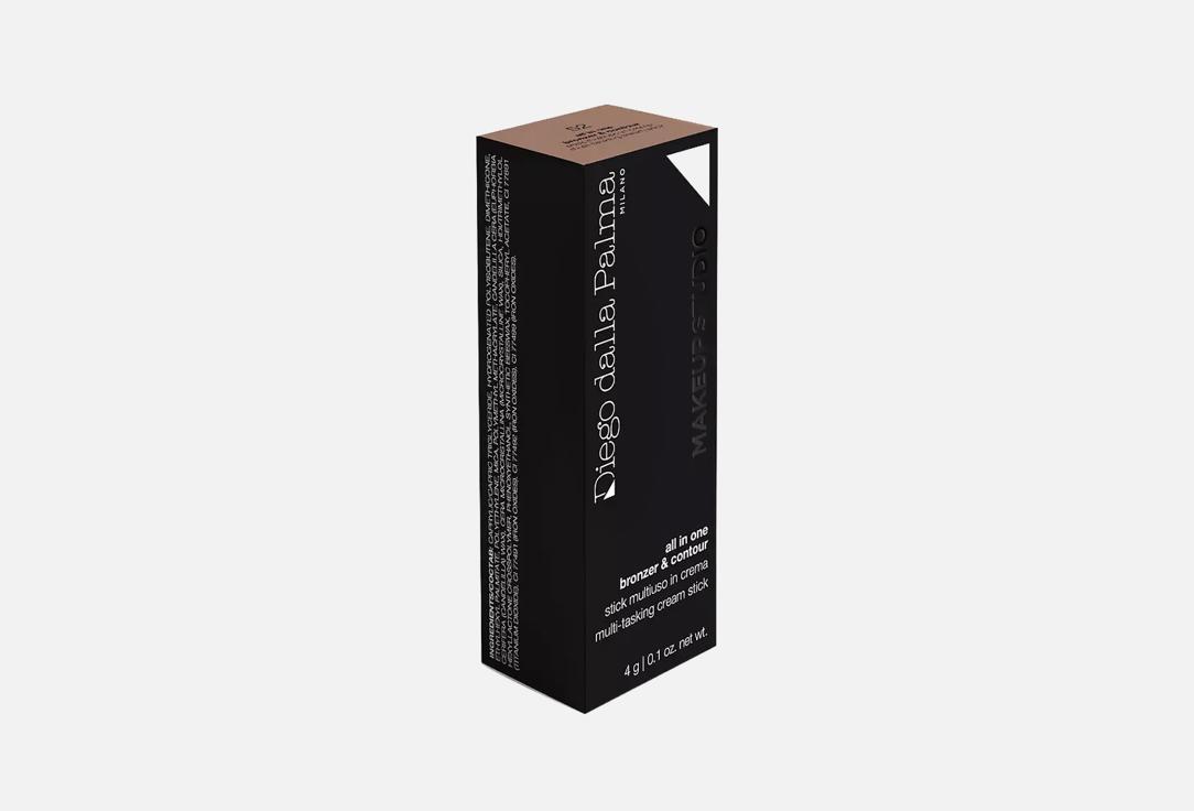 Diego Dalla Palma Milano Кремовый матовый бронзер и контуринг All in one 52, Cacao 4 г Diego Dalla Palma Milano Кремовый матовый бронзер и контуринг All in one