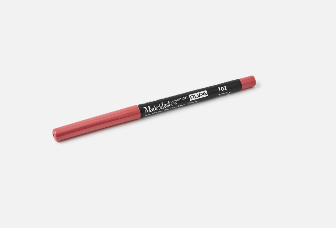 Pupa Waterproof Automatic Lip Pencil MADE TO LAST 102, Soft rose 0.35 g Pupa Waterproof Automatic Lip Pencil MADE TO LAST