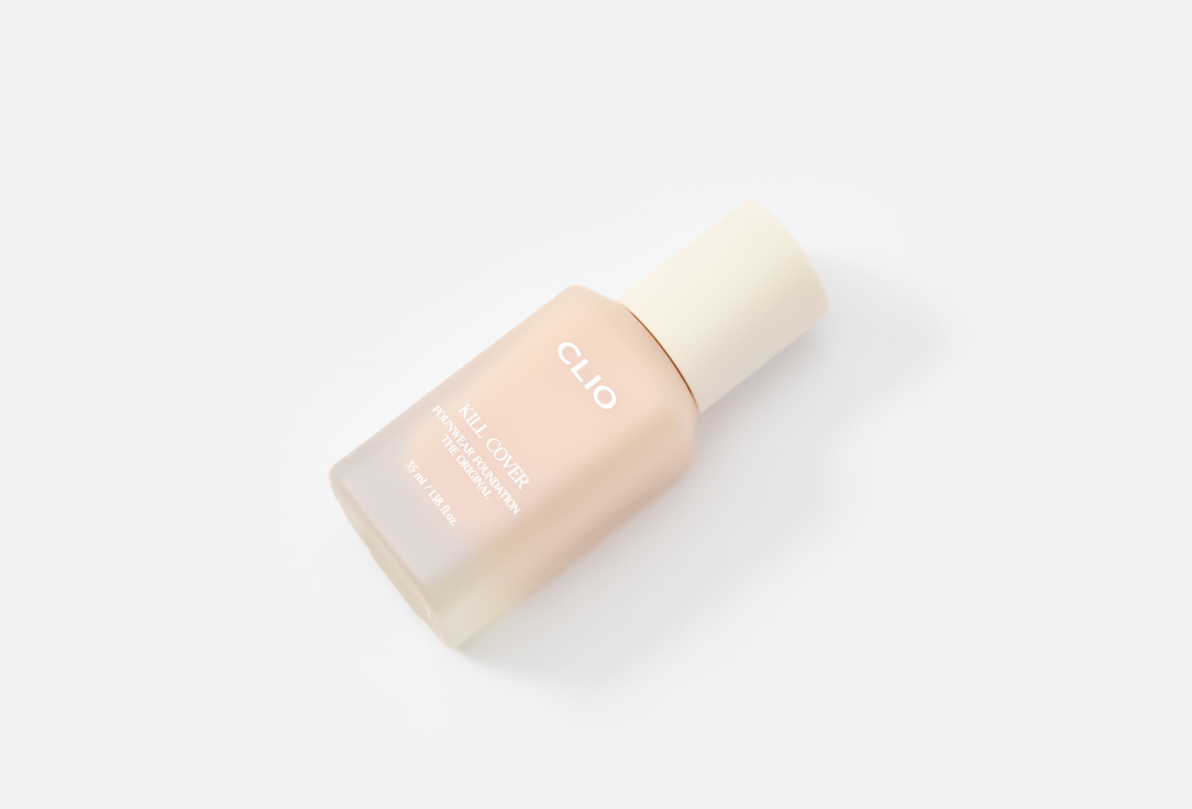 Clio Long-Wear Foundation Kill Cover Founwear The Original 21N, Linen 35 ml Clio Long-Wear Foundation Kill Cover Founwear The Original