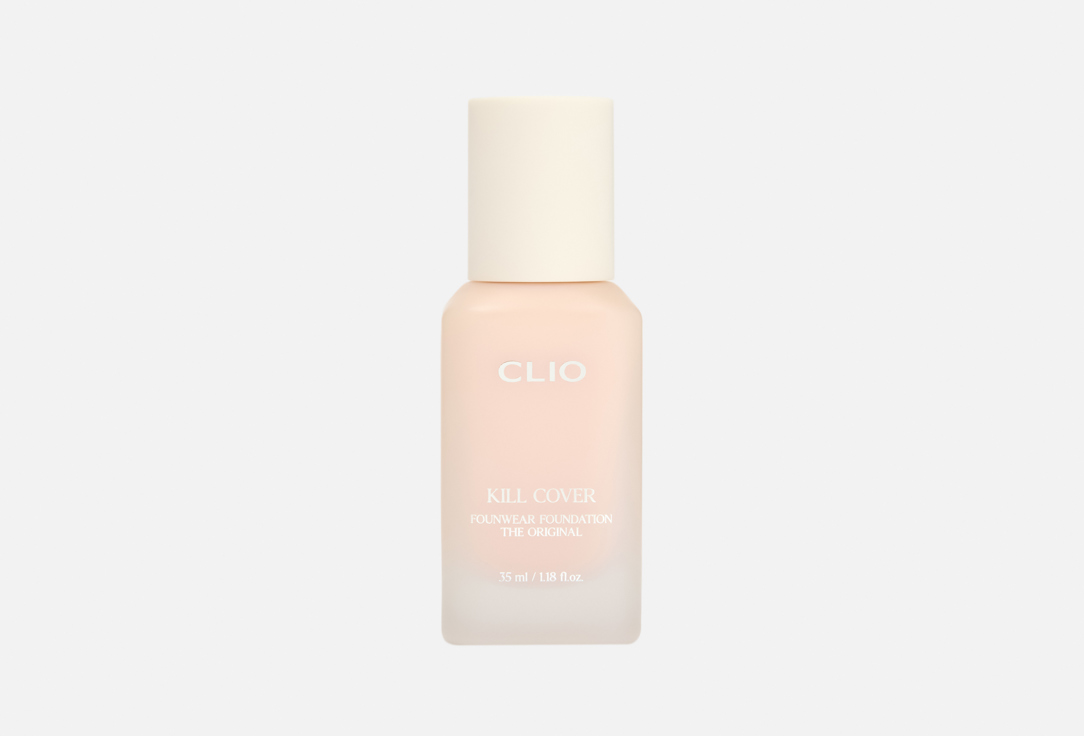Clio Long-Wear Foundation Kill Cover Founwear The Original 21N, Linen 35 ml Clio Long-Wear Foundation Kill Cover Founwear The Original
