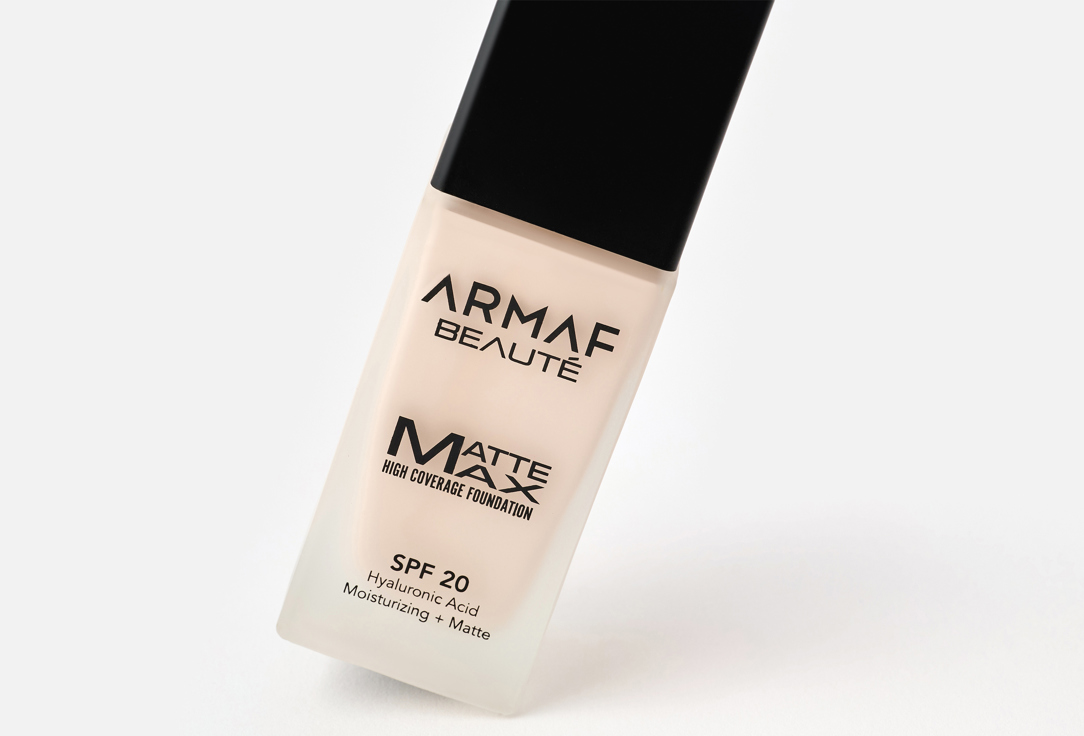 ARMAF BEAUTE Матовый тональный крем SPF20 Matte Max High Coverage 01, Porcelain 30 мл ARMAF BEAUTE Матовый тональный крем SPF20 Matte Max High Coverage