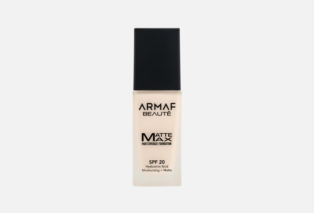 ARMAF BEAUTE Матовый тональный крем SPF20 Matte Max High Coverage 01, Porcelain 30 мл ARMAF BEAUTE Матовый тональный крем SPF20 Matte Max High Coverage