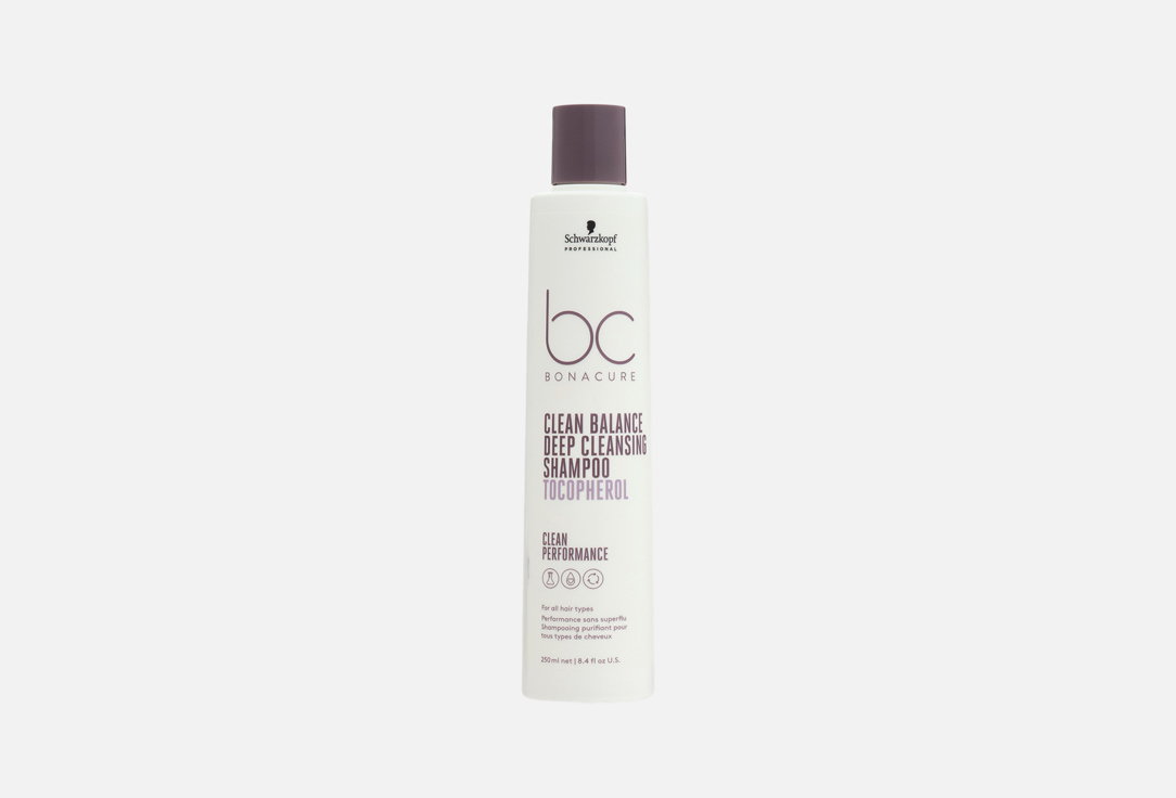 Schwarzkopf Professional Deep Cleansing Shampoo Bonacure Clean Balance 250 ml Schwarzkopf Professional Deep Cleansing Shampoo Bonacure Clean Balance