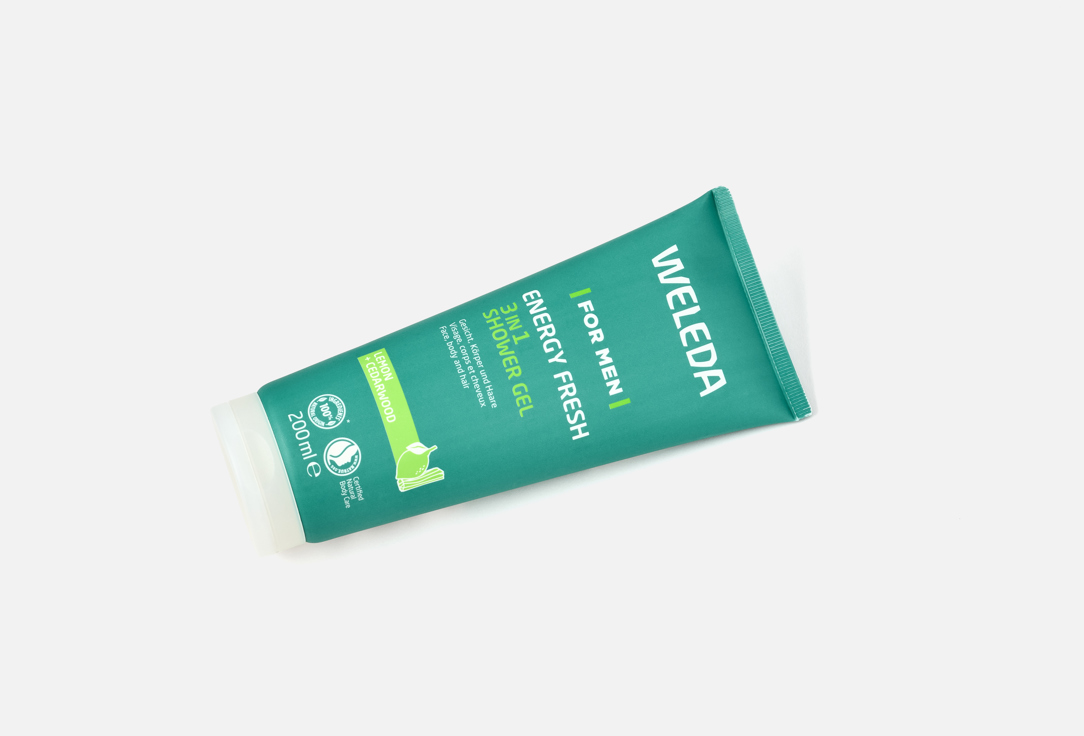 Weleda Invigorating Shower Gel 3-In-1 For Men Energy Fresh 200 ml Weleda Invigorating Shower Gel 3-In-1 For Men Energy Fresh