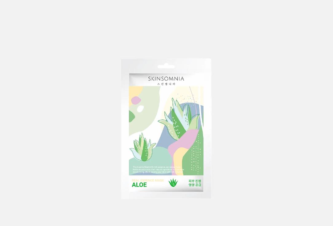 Jkosmec Refreshing & Soothing Face Sheet Mask SKINSOMNIA ALOE 1 pcs Jkosmec Refreshing & Soothing Face Sheet Mask SKINSOMNIA ALOE