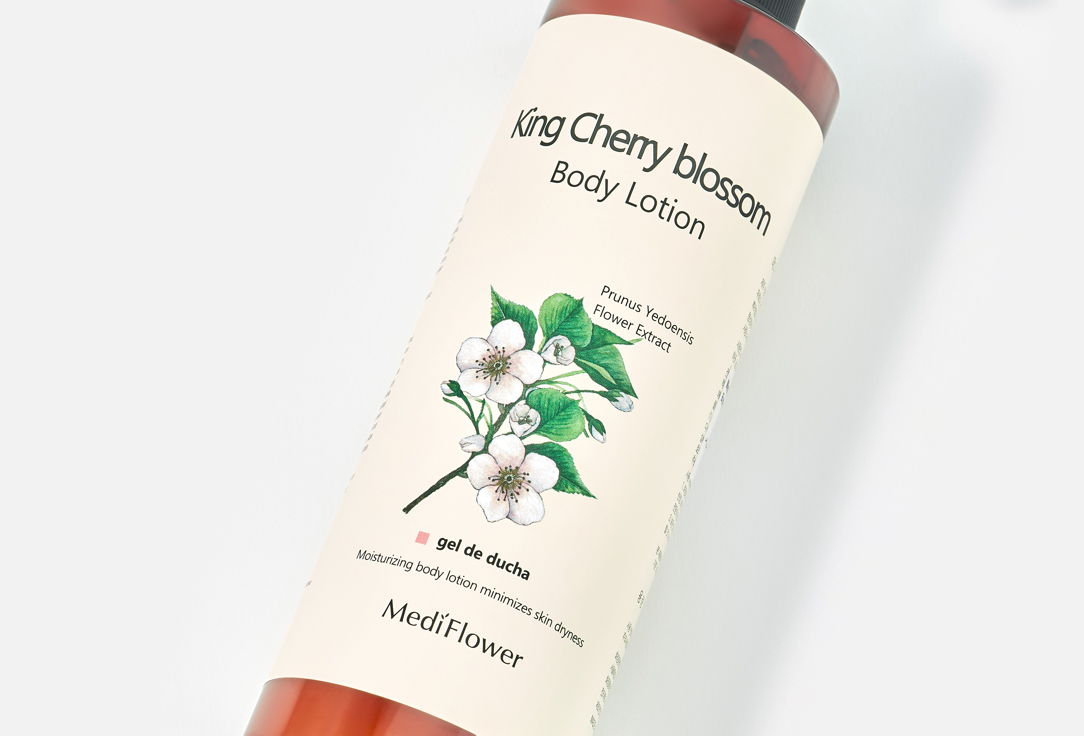 Mediflower Moisturizing Body Lotion King Cherry Blossom 500 ml Mediflower Moisturizing Body Lotion King Cherry Blossom