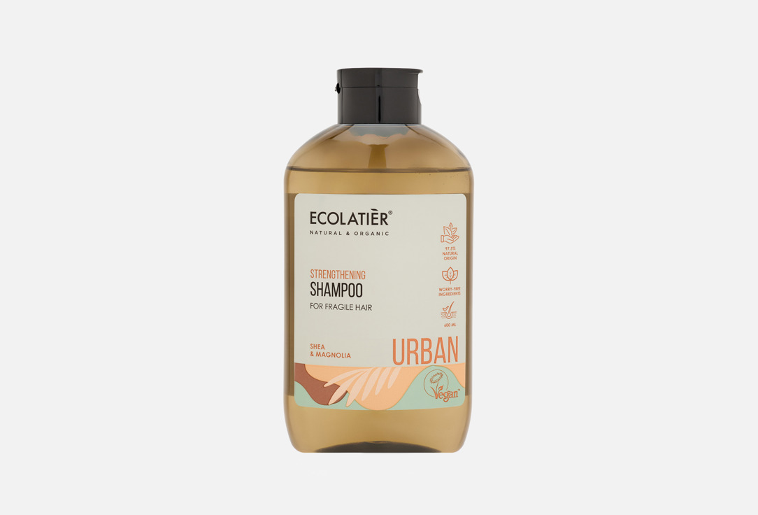 ECOLATIER Strengthening Hair Shampoo Shea & Magnolia 600 ml ECOLATIER Strengthening Hair Shampoo Shea & Magnolia