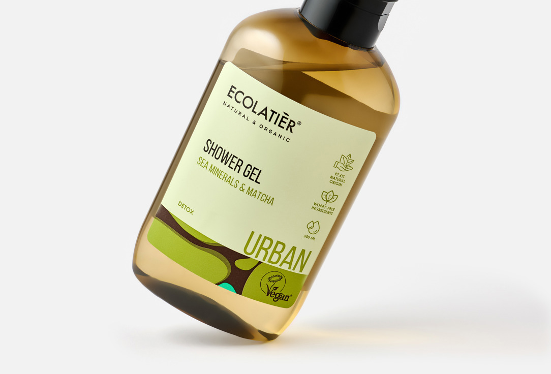 ECOLATIER Shower Gel Sea Minerals & Matcha