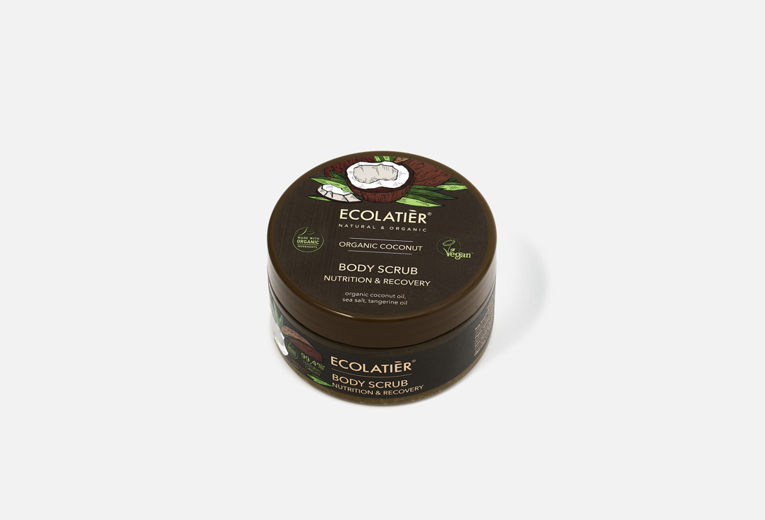 ECOLATIER Nourishing & Recovering Body Scrub Organic Coconut 300 g ECOLATIER Nourishing & Recovering Body Scrub Organic Coconut