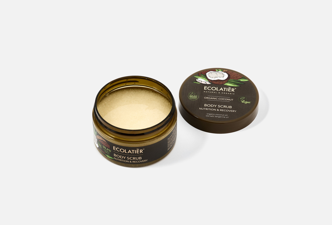 ECOLATIER Nourishing & Recovering Body Scrub Organic Coconut 300 g ECOLATIER Nourishing & Recovering Body Scrub Organic Coconut