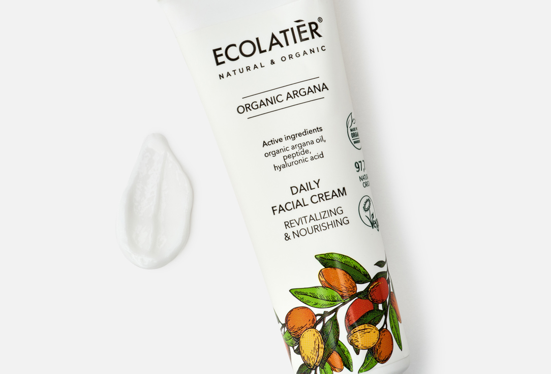 ECOLATIER Revitalizing & Nourishing Daily Facial Cream Organic Argana 50 ml ECOLATIER Revitalizing & Nourishing Daily Facial Cream Organic Argana