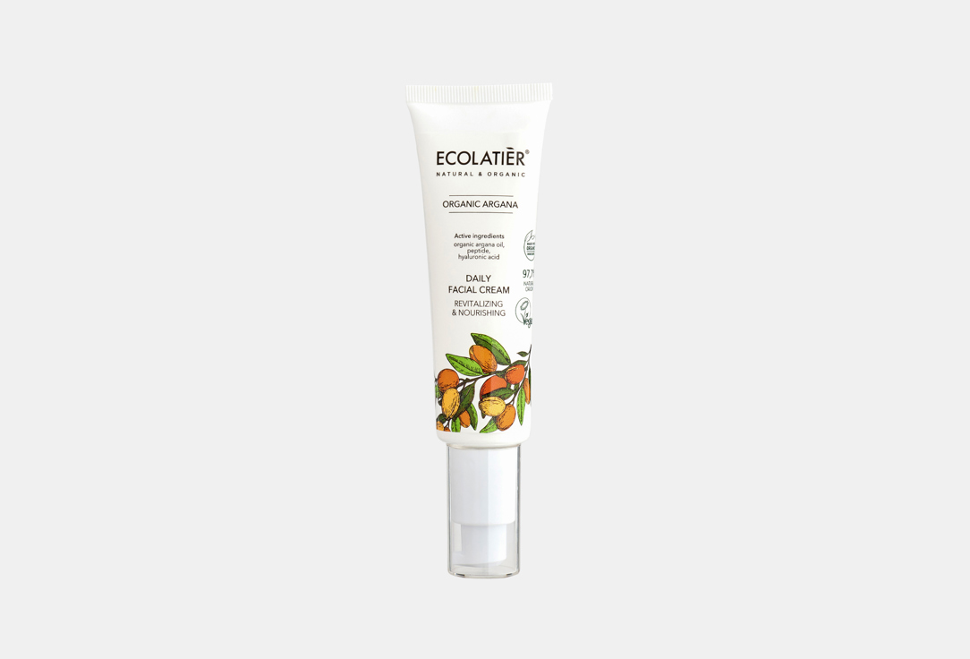 ECOLATIER Revitalizing & Nourishing Daily Facial Cream Organic Argana 50 ml ECOLATIER Revitalizing & Nourishing Daily Facial Cream Organic Argana
