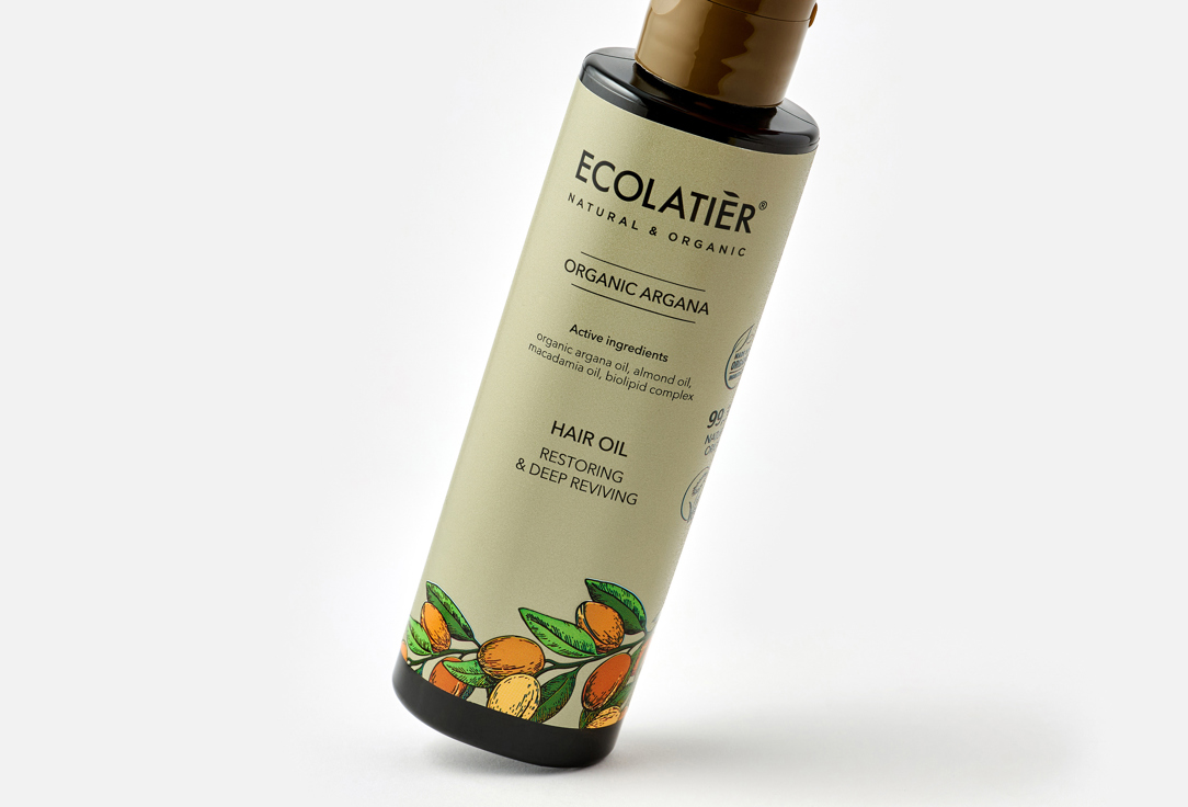 ECOLATIER Restoring & Deep Reviving Hair Oil Organic Arganа