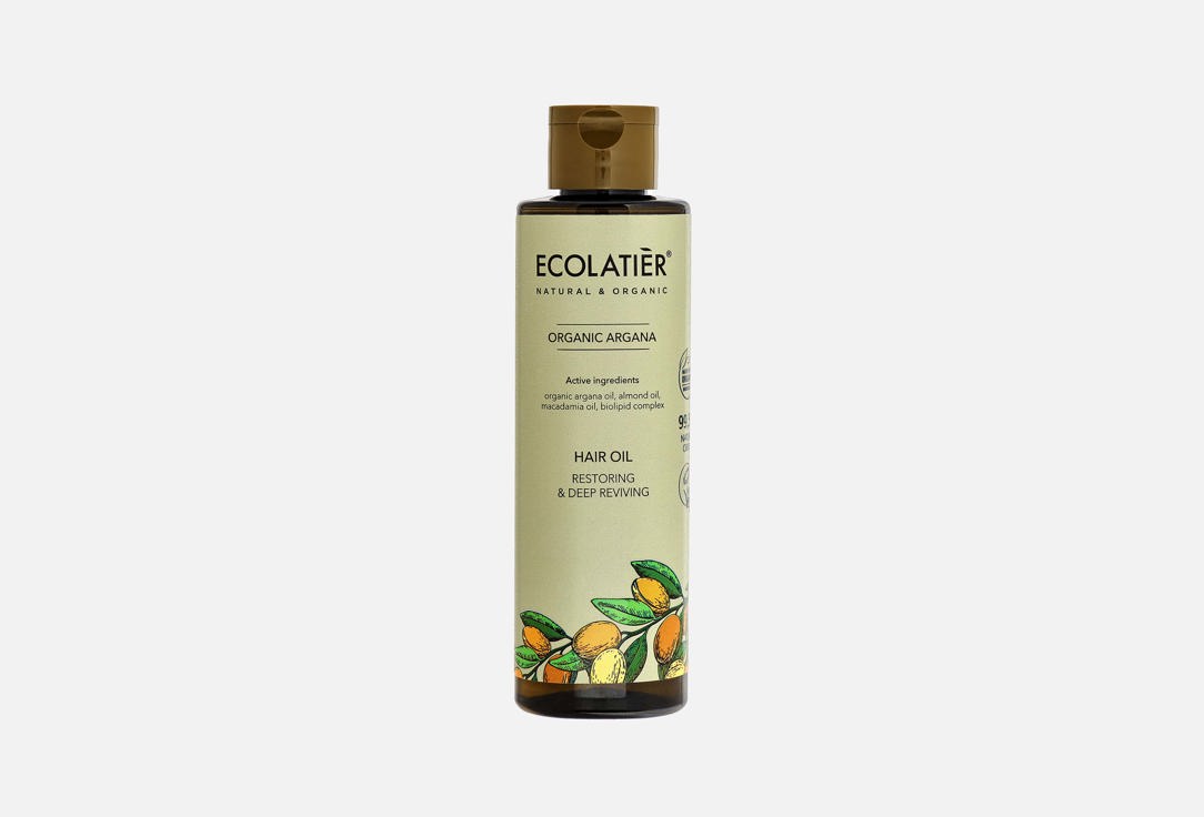 ECOLATIER Restoring & Deep Reviving Hair Oil Organic Arganа