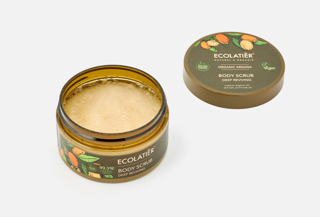 ECOLATIER Deep Reviving Body Scrub Organic Arganа 200 ml ECOLATIER Deep Reviving Body Scrub Organic Arganа