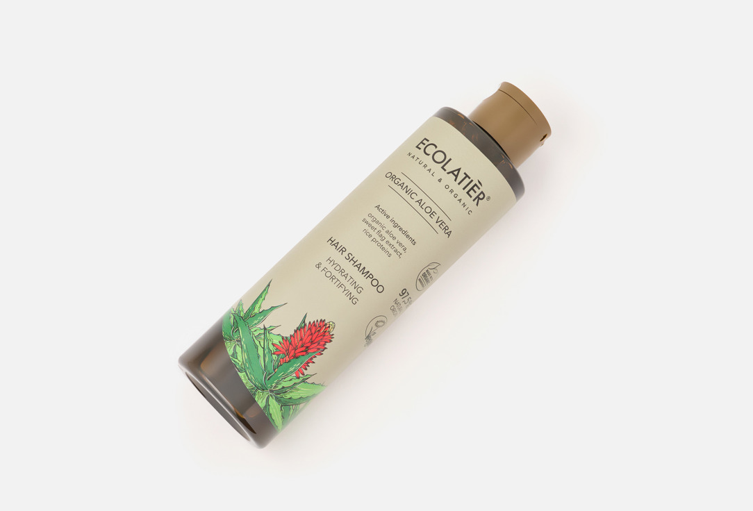 ECOLATIER Hydrating & Fortifying Hair Shampoo Organic Aloe Vera