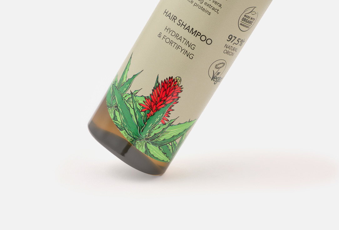 ECOLATIER Hydrating & Fortifying Hair Shampoo Organic Aloe Vera